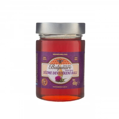 Özel Seçim Süzme Devedikeni Ham Balı 450 g