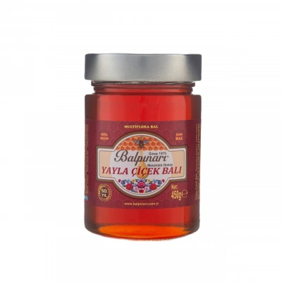 Balpınarı Özel Seçim Süzme Yayla Çiçek Ham Balı 450 g