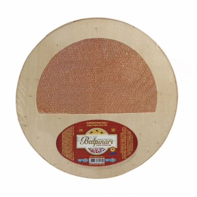 Balpınarı Paket Kasnak K.kovan Doğal Petekli Bal (Ahşap Paket)
