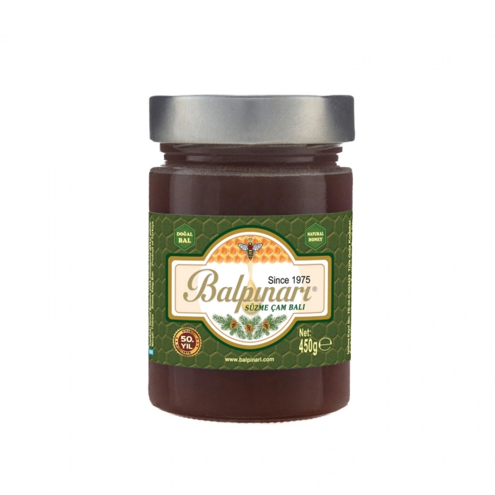 Özel Seçim Süzme Çam Salgı Ham Balı 450 g