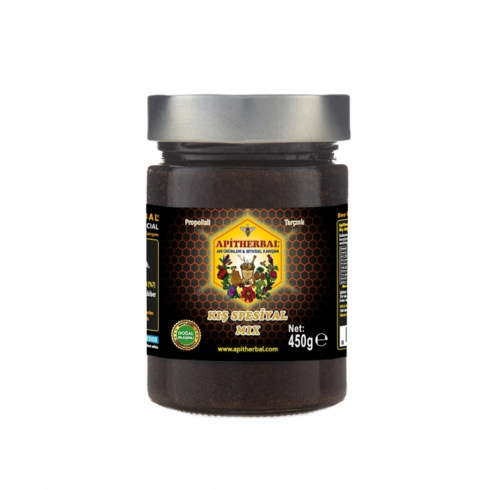 Apitherbal Kış Spesiyal Mix (Propolisli Tarçınlı) 450 G