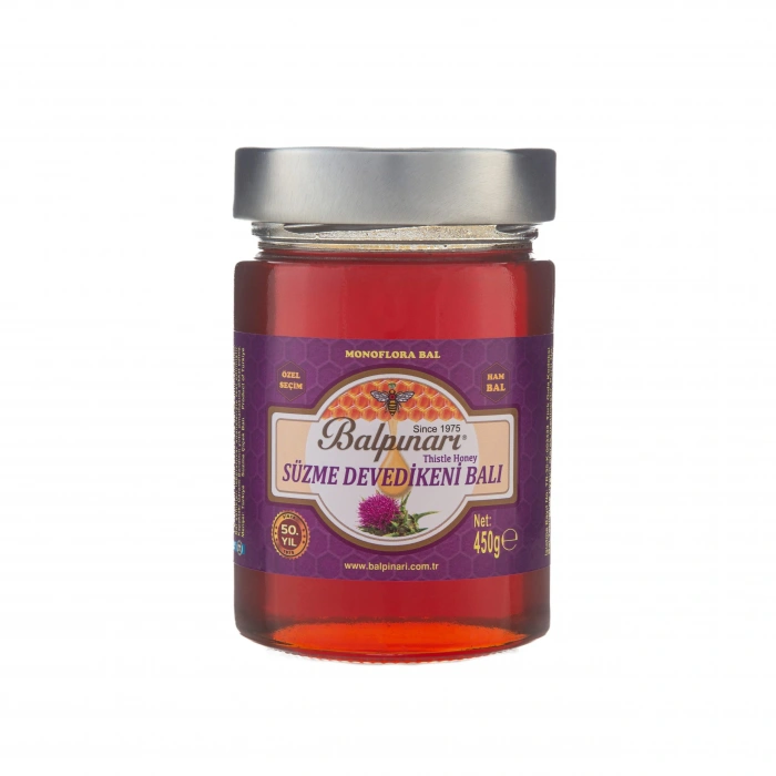 Balpınarı Özel Seçim Süzme Devedikeni Ham Balı 450 g