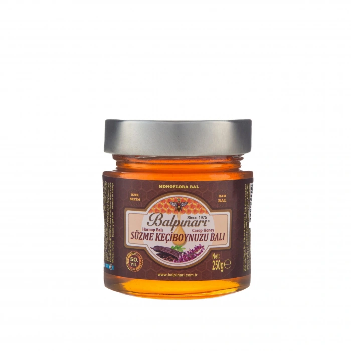 Balpınarı Özel Seçim Süzme Harnup (Keçi Boynuzu) Ham Balı 250 g
