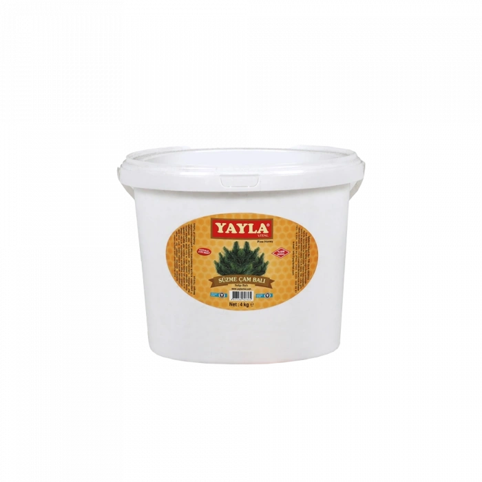 Yayla Süzme Çam Salgı Balı 4 Kg (Kova)