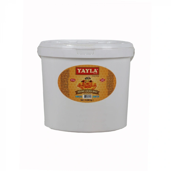 Yayla Süzme Çiçek Balı 20 Kg (Kova)