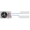 Arçelik Multi Sistem Duvar Tipi 2+1 İnverter 9+12 16000Btu Klima ZM16102-912