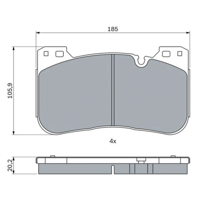 F90 M5 FREN BALATASI ÖN VALEO