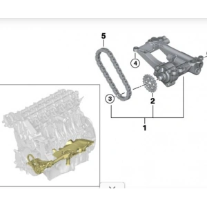 BMW YAĞ POMPASI N57N2 MOTORLAR İÇİN ORJİNAL