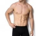 GÜMÜŞ ERKEK LİKRALI BOXER SİYAH
