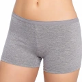 GÜMÜŞ KADIN PENYE LİKRALI BOXER GRİ
