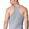 GÜMÜŞ LİKRALI SPORCU ERKEK ATLET GRİ