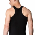 GÜMÜŞ LİKRALI SPORCU ERKEK ATLET SİYAH