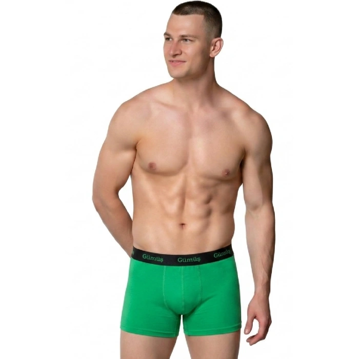 GÜMÜŞ ERKEK LİKRALI SPOR BOXER YEŞİL