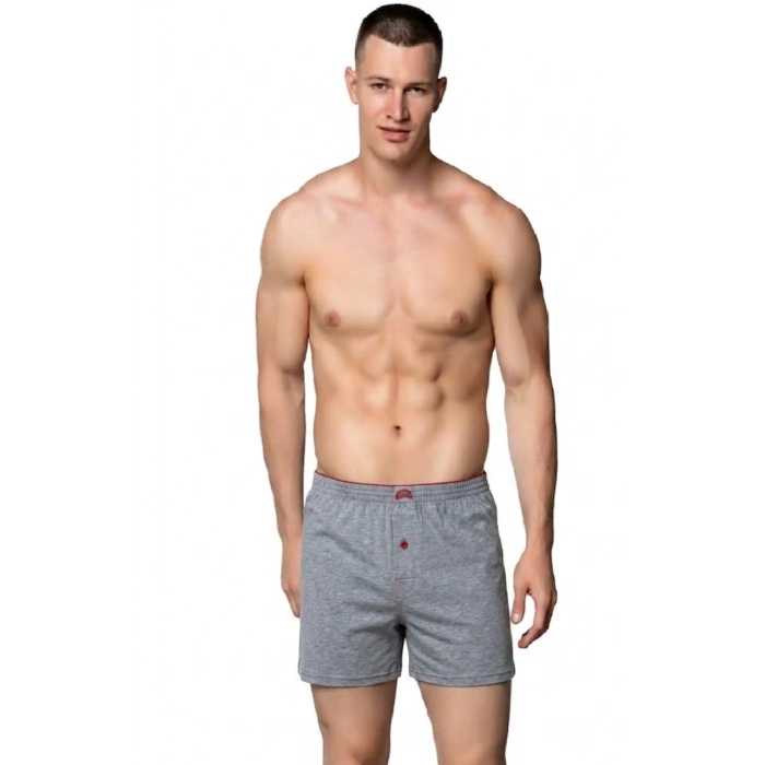 GÜMÜŞ ERKEK PENYE HAVLU BEL BOXER GRİ