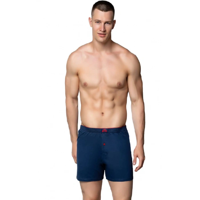 GÜMÜŞ ERKEK PENYE HAVLU BEL BOXER LACİVERT