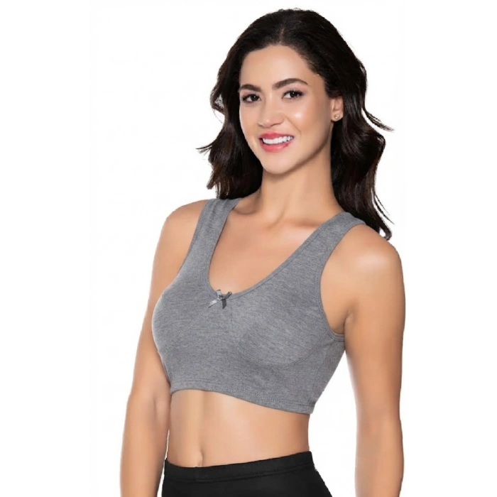 GÜMÜŞ KADIN PENYE BODY SÜTYEN (YARIM ATLET) GRİ