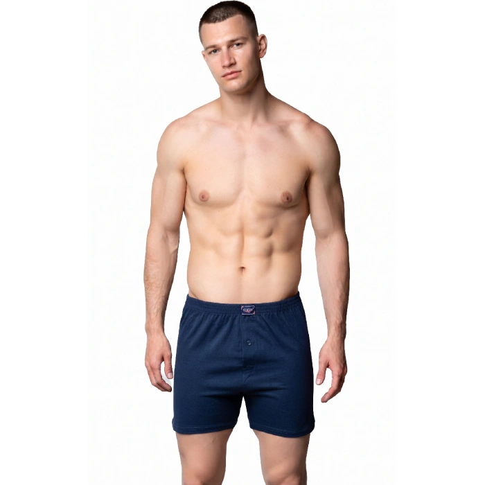 SEDEF ERKEK PENYE DÜZ RENK BOXER LACİVERT