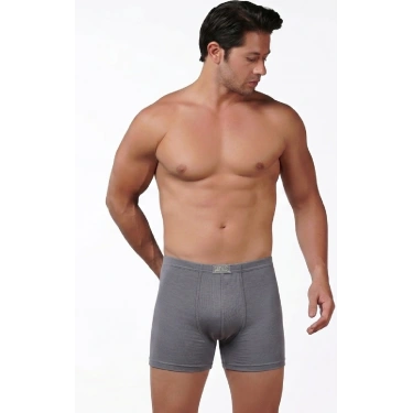 GÜMÜŞ ERKEK BAMBU İNCE BEL BOXER GRİ