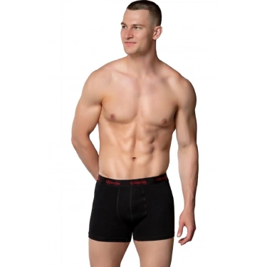 GÜMÜŞ ERKEK LİKRALI SPOR BOXER SİYAH