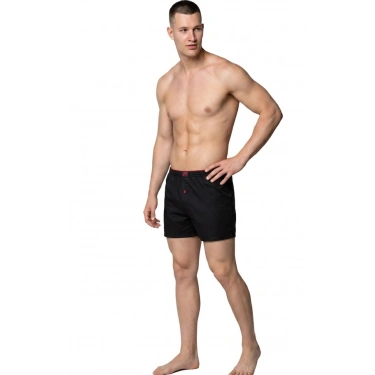 GÜMÜŞ ERKEK PENYE HAVLU BEL BOXER SİYAH