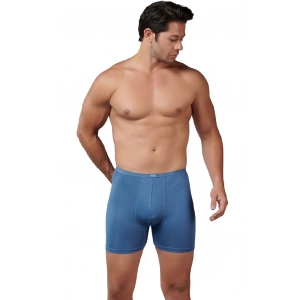GÜMÜŞ ERKEK BAMBU İNCE BEL BOXER İNDİGO