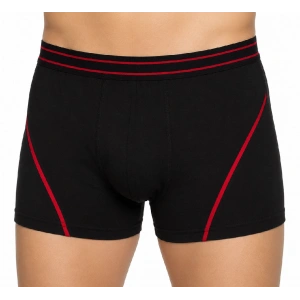 GÜMÜŞ ERKEK ÇOCUK LİKRALI BOXER SİYAH