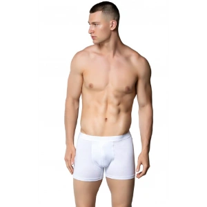 GÜMÜŞ ERKEK LİKRALI BOXER BEYAZ