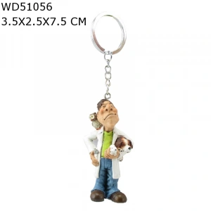 Veteriner Figürlü Biblo Heykel Anahtarlık