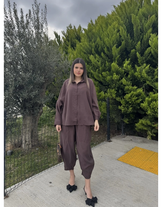 Mer Modal Takım-Kahve