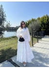 Carelina Elbise-Beyaz