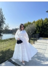 Carelina Elbise-Beyaz