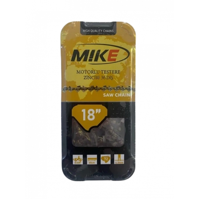 MIKE Motorlu Testere Zinciri 325 36 Diş Köşeli