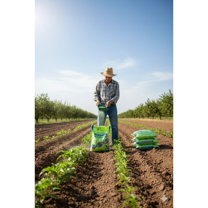 Duramon 20-10-10 + (10 SO3) NPK 25 Kg İnhibitörlü Akıllı, Yeşil Gübre