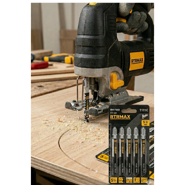 Rtrmax Rh17643 Ahşap Normal Kesim Dekupaj Ağzı (5Li Set) T111c