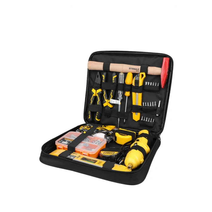 Rtrmax Rtk1001 160 Parça Akülü Tornavida El Aleti Seti