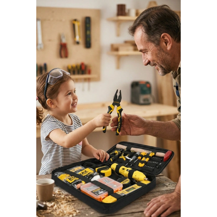 Rtrmax Rtk1001 160 Parça Akülü Tornavida El Aleti Seti