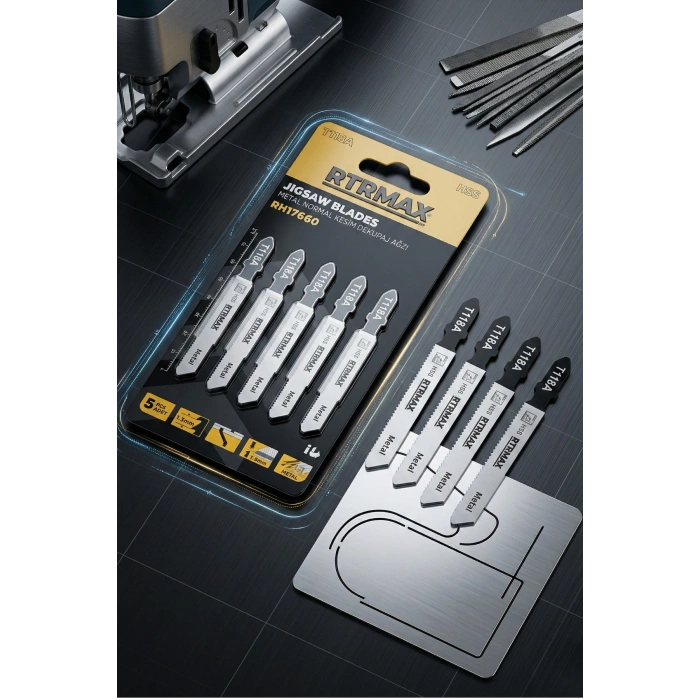 Rtrmax Rh17660 Metal Normal Kesim Dekupaj Ağzı