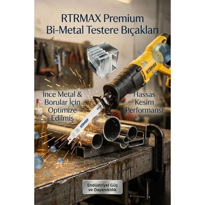 Rtrmax Rh17668 Metal İnce Profil Boru Tilki Kuyruğu 150Mm