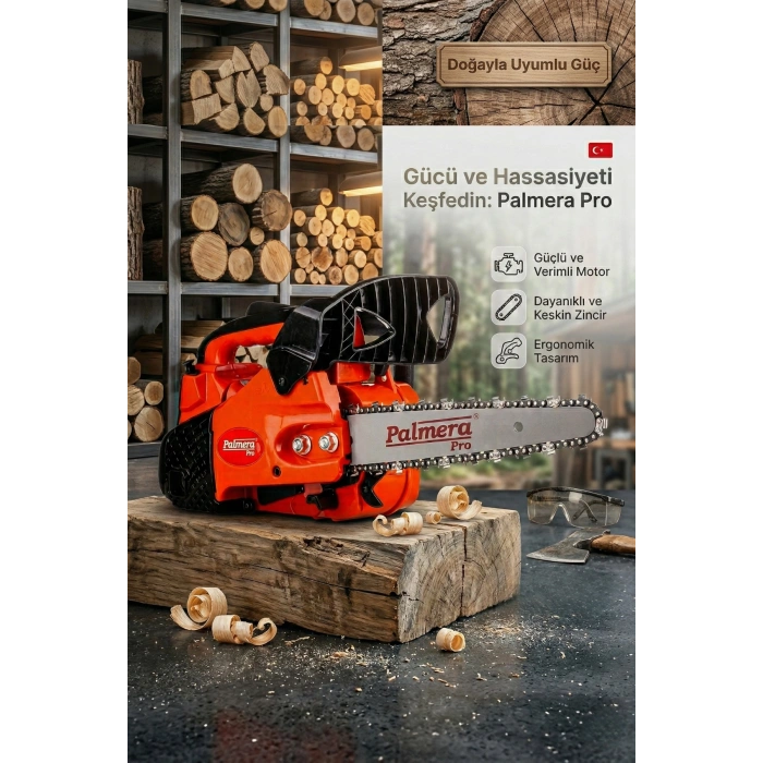 Palmera Zl2501-C Euro5 Benzin Motorlu Testere İnce Pala