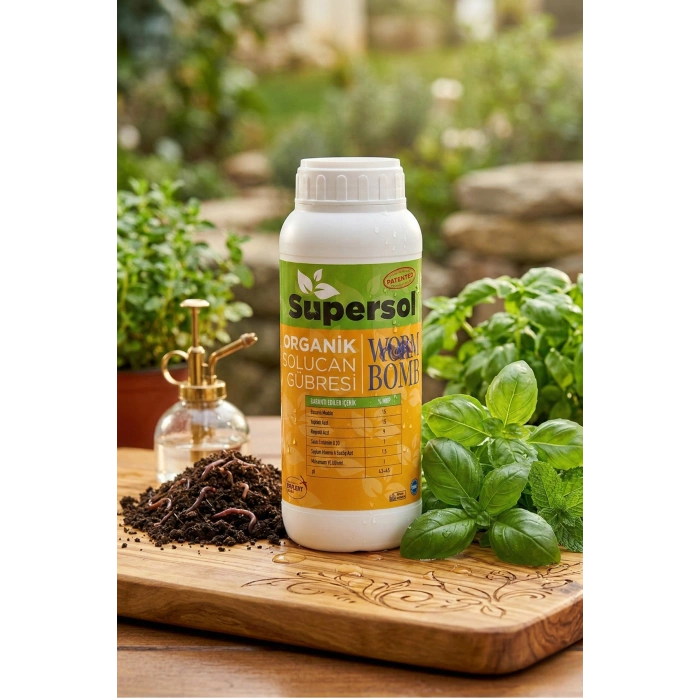 Supersol Wormbomb Solucan Gübresi 1 Lt