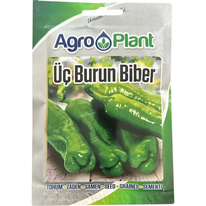 AGRO PLANT ÜÇ BURUN BİBER TOHUMU 25 GR