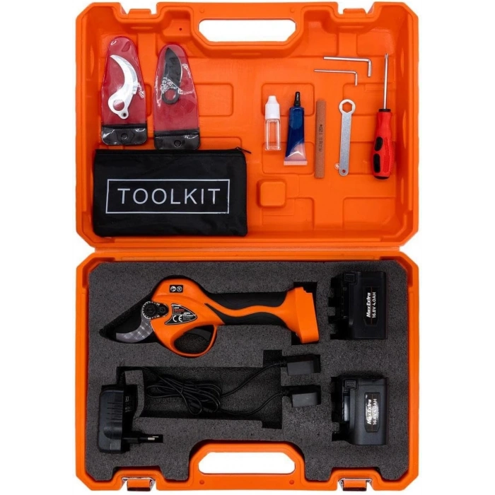 Max Extra MX8035 Çift Akülü Yedek Bıçaklı Şarjlı Budama Makası 16.8V 4.0Ah