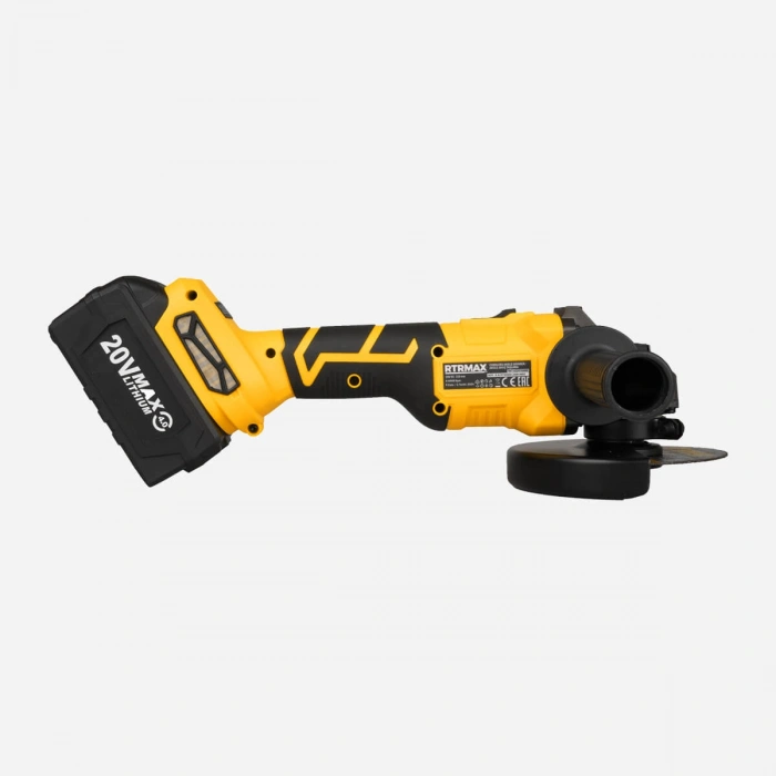 Rtrmax RTS5050B Şarjlı Avuç Taşlama Kömürsüz 115mm(Aküsüz)