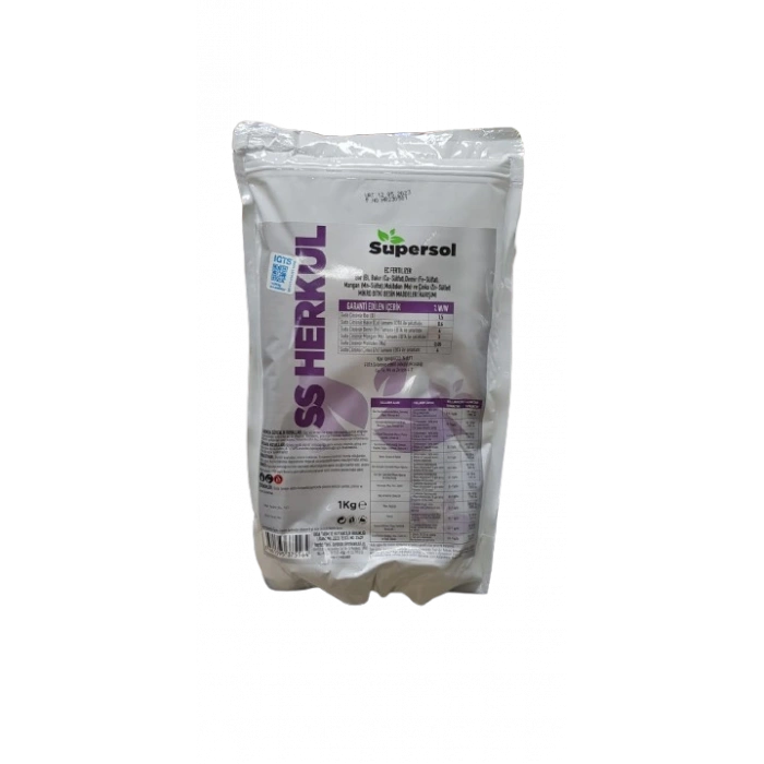 SUPERSOL SS-HERKUL Mikro Bitki Besin Maddeleri Karışımı (EC) 1 Kg