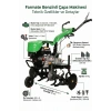 Farmate 2+1 Çapalama Makinesi