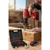 Kimmer Plus 12v 1.5 Ah Çift Akülü Şarjlı 24 Parça Kırmızı Vidalama Matkap
