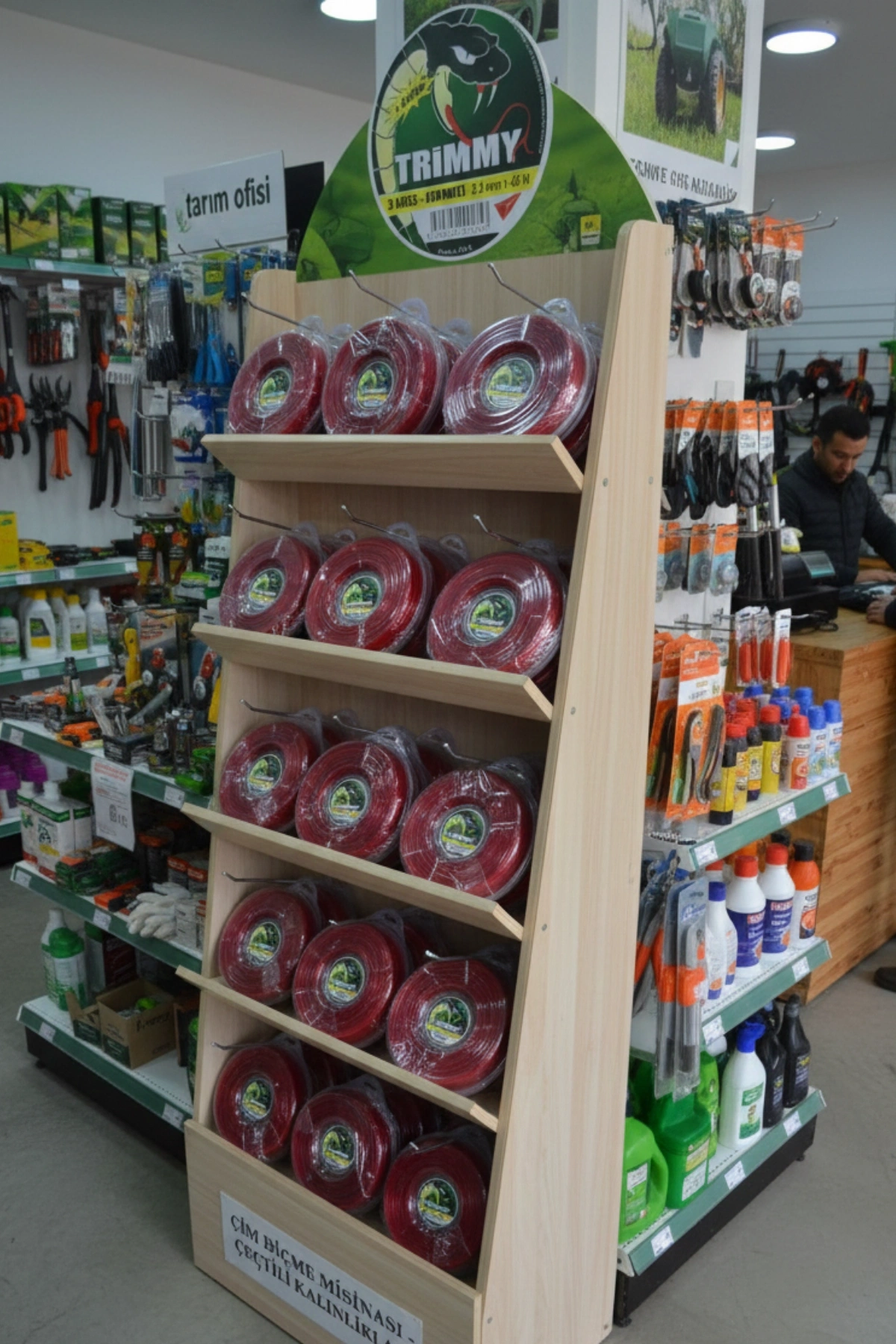 Trimmy Tırpan Misinası 1. Kalite Yuvarlak 2.7 mm x 70 m - Kırmızı