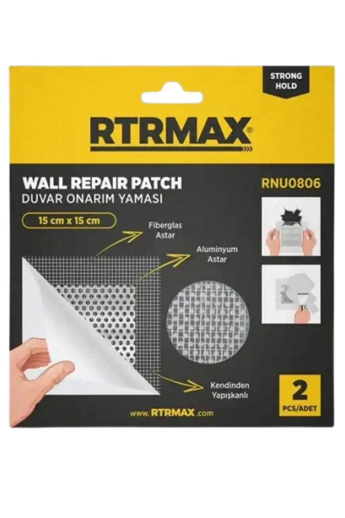 Rtrmax Rnu0806 Duvar Yaması 15x15 cm