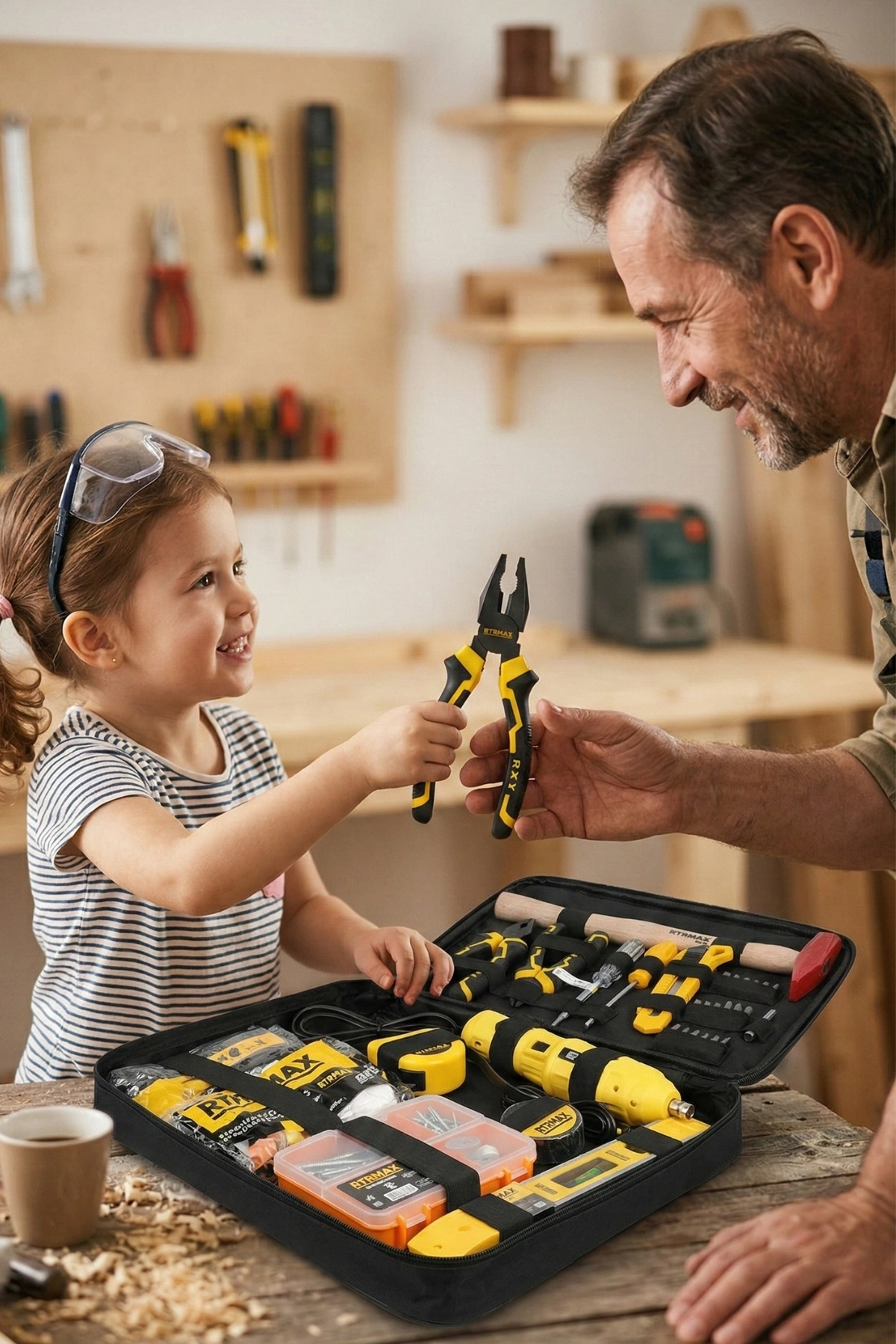 Rtrmax Rtk1001 160 Parça Akülü Tornavida El Aleti Seti