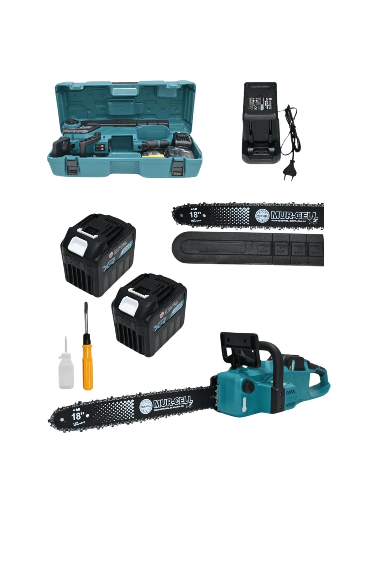 Mur-Cell YPT DJ16 21V 4 Amper Akülü Ağaç Kesme Motoru